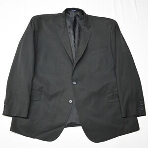 Stafford 52R Black Travel Stretch Classic Suit Seperates‎ Mens Sport Coat